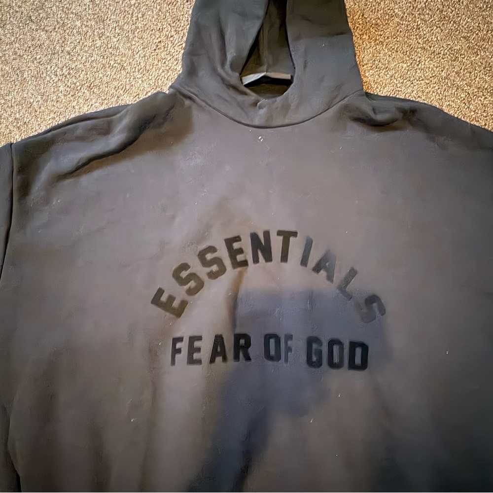 Fear of God Essentials Black Hoodie